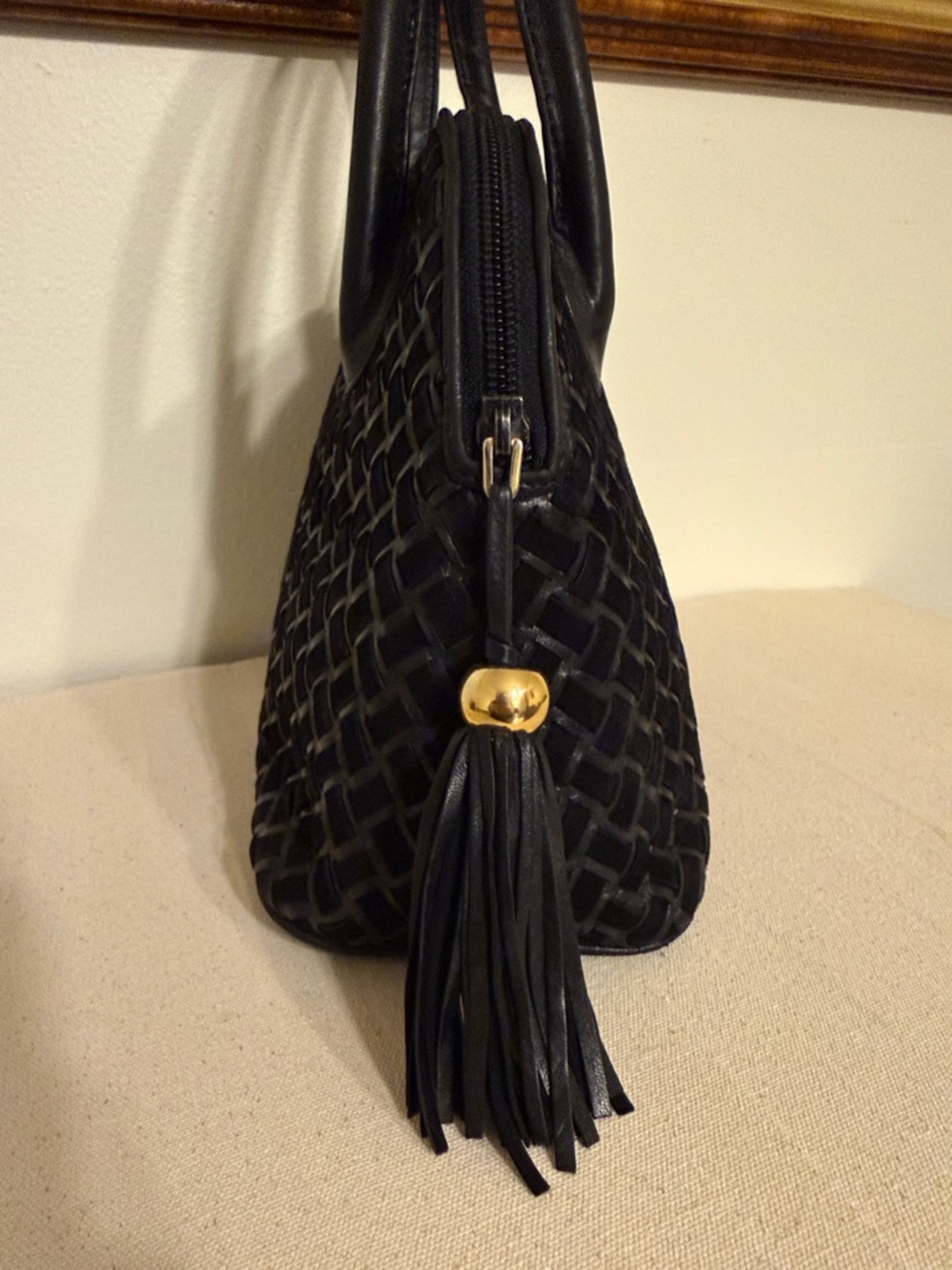 💯 Authentic Bally Leather Suede Satchel Bally Handbag Bally classic handbag - Picture 4 of 15